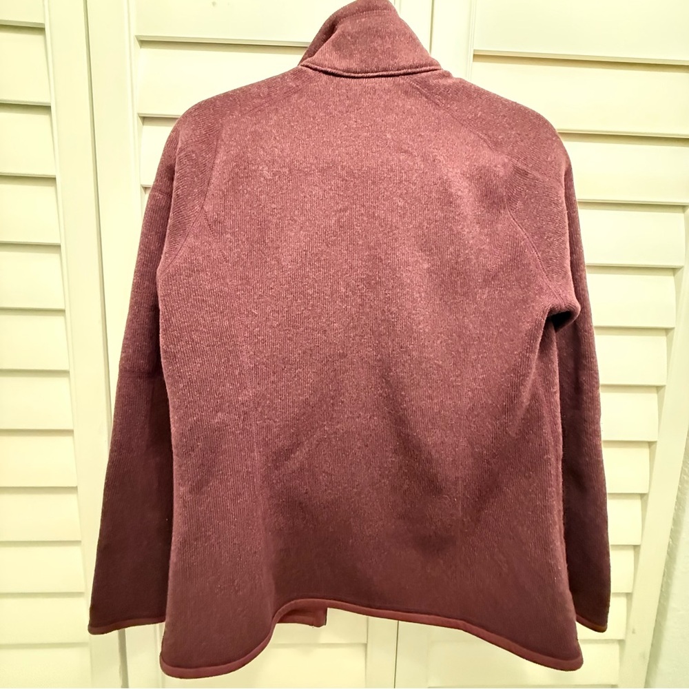 Women's Better Sweater® Fleece Jacket in Dark Ruby - Picture 6 of 6